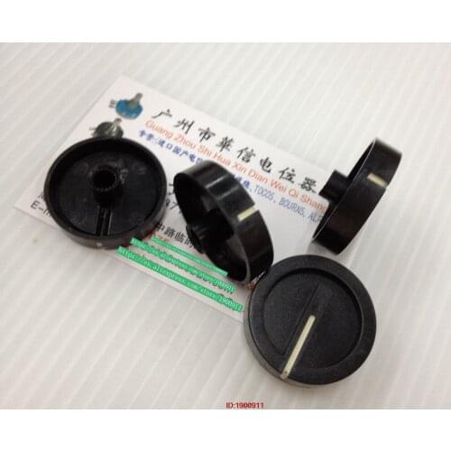 5pcs/lot Plastic knob cap 31MMX7MM potentiometer knob cap hole 6MM