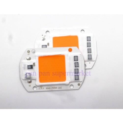 50W 380-840NM Full Spectrum COB LED,Integrated Smart IC Driver 110V 220V