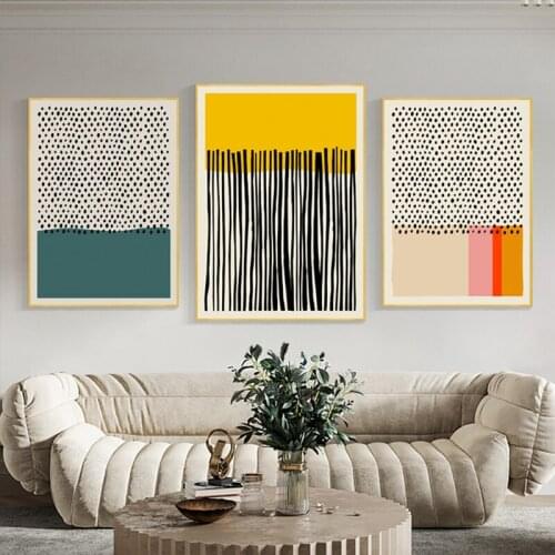 Abstract Geometric Posters Modern Canvas Painting Wall Art Pictures For Living Room Fashion Prints Home Decor Colorful Cuadros