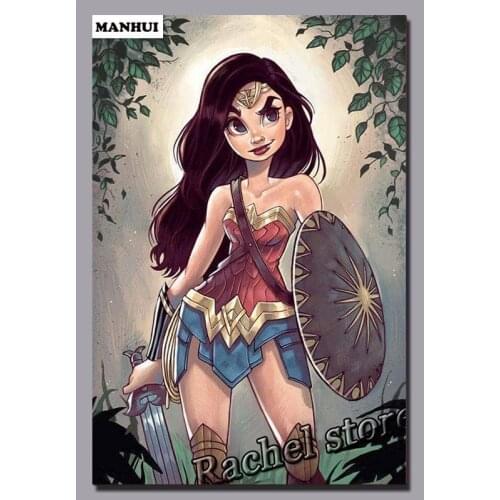 Diamond Embroidery Diy Diamond Painting Cross Stitch Kits Diamond Mosaic Cartoon girl Full Square Diamond Embroidery FB053