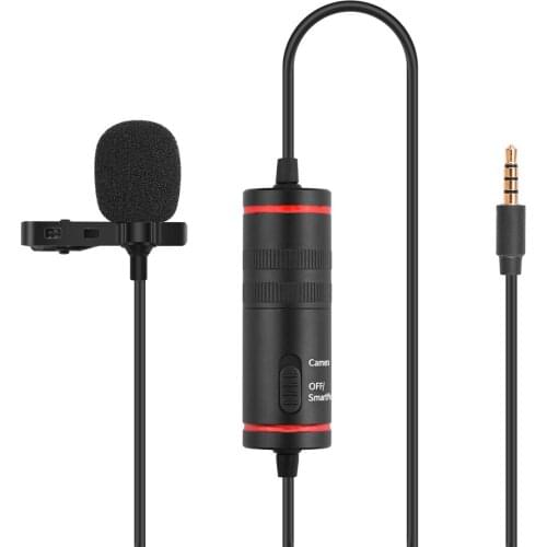 Audio Adapter&Lavalier Recording Microphone/Omnidirectional Lavalier Recording Microphone for Osmo Action Camera
