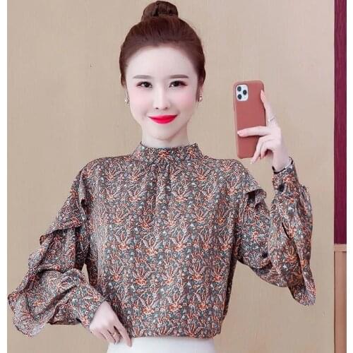 Elvvqp Women's Ruffle Shirts