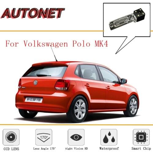 AUTONET Rear View camera For Volkswagen Polo MK4 6Q/9N/9N3/CCD/Night Vision/Reverse Camera/Backup Camera/license plate camera