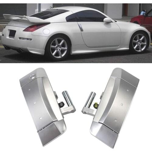 Exterior Door Handle Kit 80607-CD41E, 80606-CD01E Fits for Nissan 350Z 2003, 2004, 2005, 2006, 2007, 2008, 2009- Driver and Pass
