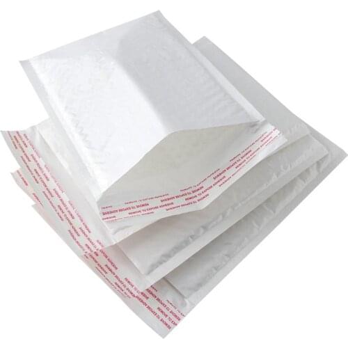 140x160mm 5/10/30/50PCS White Foam Envelope Bag Mailers Padded Shipping Envelope With Bubble Mailing Packaging Bag For Business