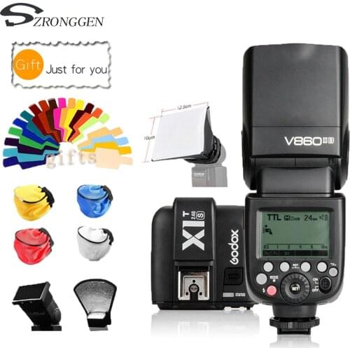 2017 HOT Godox V860II V860II-S Speedlite Li-ion Battery Flash Fast HSS For Sony A7 A7S A7R A7 II A7R II A7S II A6000 A6300
