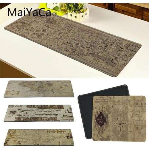 MaiYaCa 700*300mm Old Map mouse pad gaming mouse pad large cartoon Anime rubber mouse pad Keyboard Mat Table Mat