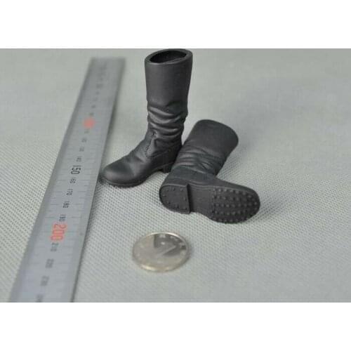 1/6 World War II shoes High boots Model For 12" Male Action Figures