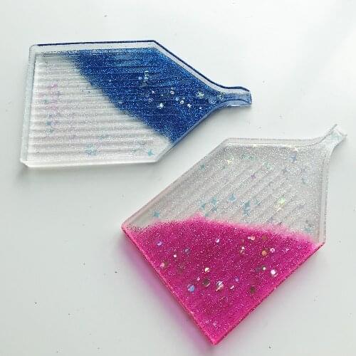 Tray Diamond Point Drill Plate Sparkle Sequins Blue Pink Diamond Painting Accessories Embroidery Tools Square Round Bead
