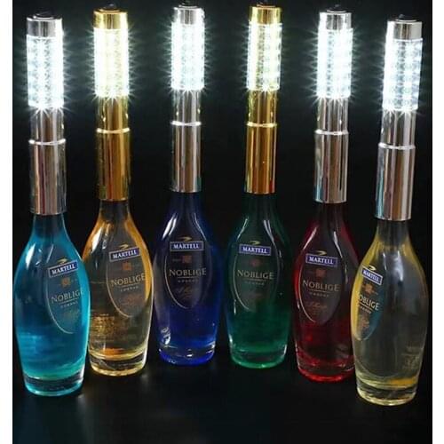 Rechargeble LED Strobe Baton Champagne Bottle Flashing Stick Light Bottle Flash Baton For KTV Bar Club Birthday Weddings Parties
