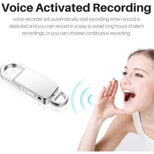 Professional Voice Recorder Portable HD Recording Audio Recorder Noise Reduction Mini Justice Obtain Evidence