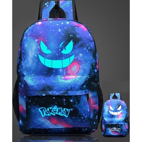 Luminous package Pokemon Bag Geng Ghost Pokemon Pie Pokemon Go backpack