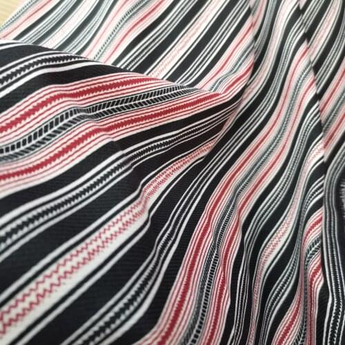 Fabric For Trousers Chiffon Twist DIY Dropping Material Cloth Stretchy Holiday Fashion Dress Skirt Material