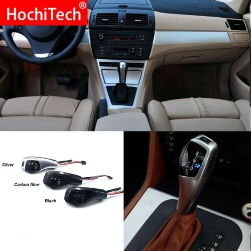 High Quality LED Gear Shift Knob Shifter Lever for BMW X3 E83 E83 LCI 2004-2010 Automatic Accessories