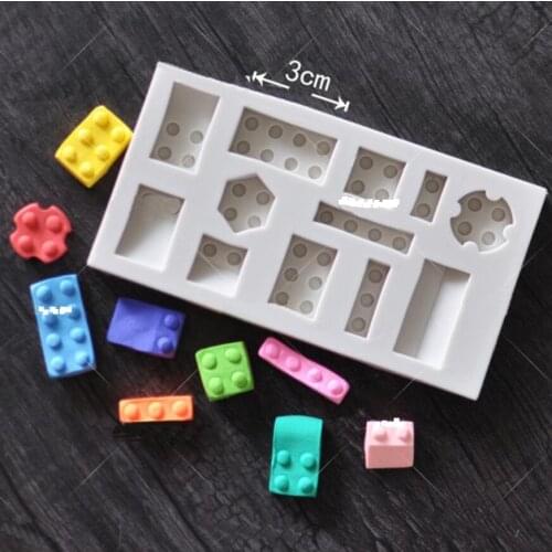 1 pcs lego robot boy birthday party silicone cake mold fondant mold cake decorating tools chocolate gum paste mold