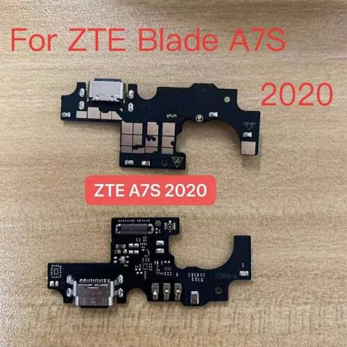 10pcs Charging Port Board For ZTE Blade A7S 2020 Flex Cables Replacement USB Charger Dock