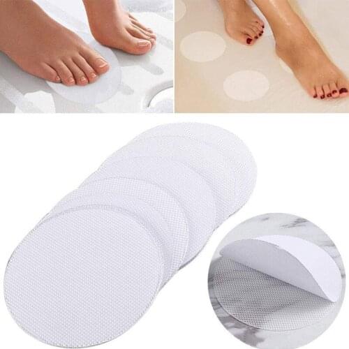 10PCS Bathtub Non-Slip Stickers Waterproof Flower Shaped Shower Paster Adhesive Appliques