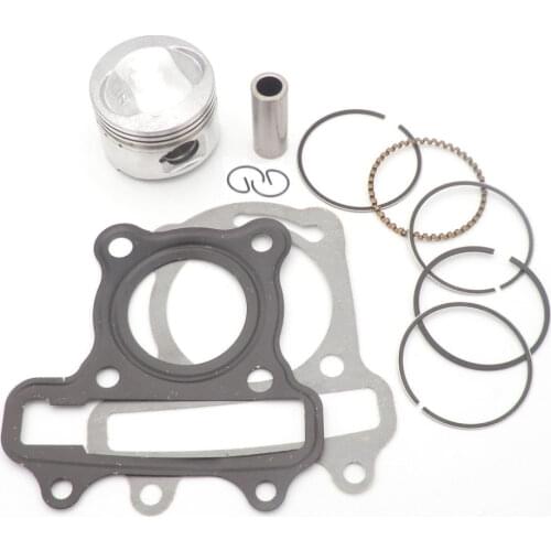 50mm Piston Rings Wrist Pin Clips for Scooter GY6 50cc 82/100cc 139QMB