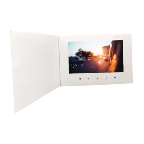 7 Inch New Video Brochure Cards for Presentations Digital Advertising Player 7 Inch Sn Video Greeting