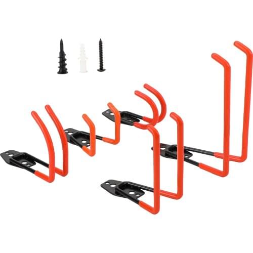 Artudatech 5PCS Heavy Duty Storage Hooks Double Wall Mount Garage Organization Tools