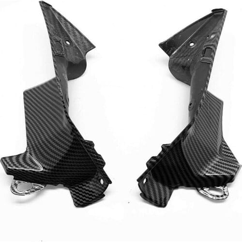 Carbon Fiber Pattern Side Air Duct Cover Fairing Insert Part for KAWASAKI Z650 2017-2019