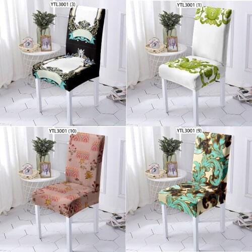 Floral print chair cover cover chair chair cushions for dining chairs office chair chair covers dining room recliner cover Home