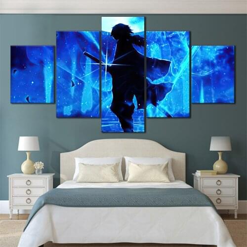 Demon Slayer Wall Painting Tomioka Giyuu Anime Japanese Anime Home Decor Painting Posters Wall Decor Home Room Art Painting