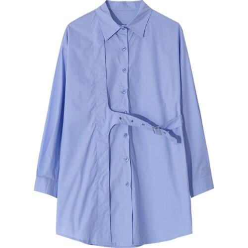 Cheap wholesale 2021 spring summer autumn new fashion casual ladies work women Blouse woman overshirt female OL Ay772