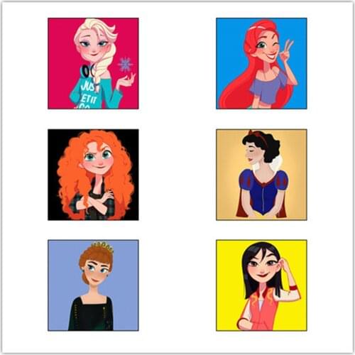 Disney Princess Series 5D DIY Diamond Painting Cross Stitch Kits Diamond Embroidery Full Mosaic Rhinestone Craft for Home Decor
