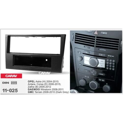 Double Din Fascia For OPEL Astra (H) Antara Corsa (D) Zafira Radio DVD Stereo Panel Dash Mounting Installation Trim CARAV 11-025