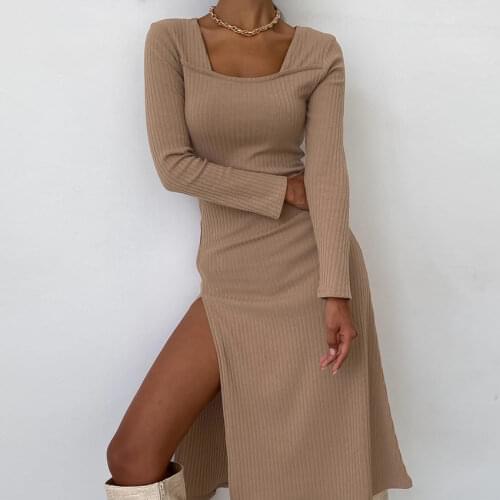 Jadoutin Fashionable Knitted Dresses