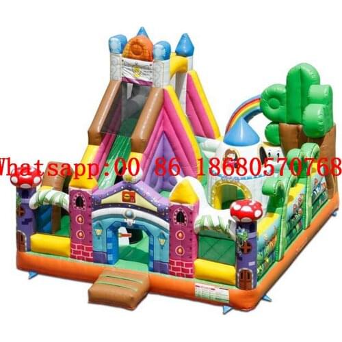 China Guangzhou) Factory direct inflatable slide / castle / trampoline/Air plane slide YLY-019