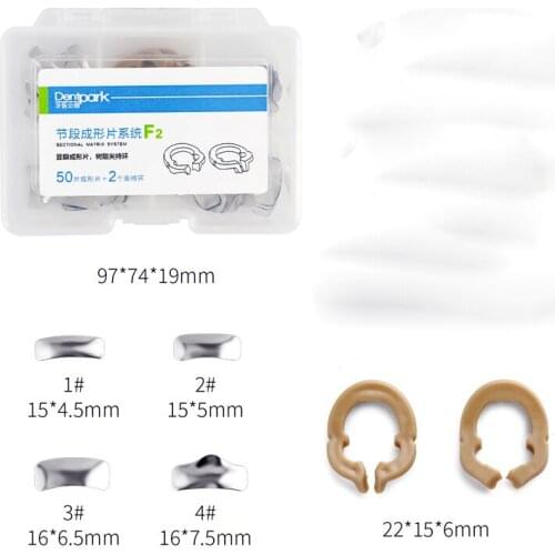 50+2/Set F2 Dental Sectional Matrix System Kit Clamping Rings