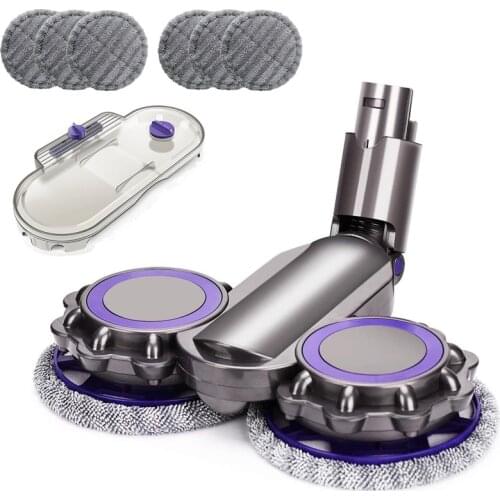 Electric Floor Head for Dyson V6 Animal V6 Fluffy DC58 DC59 DC61 DC62 DC74 Vacuum Cleaner Parts Wet Dry Mopping Head