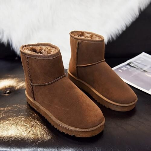 2020 Fashion New Luxury Australia Women Snow Boots Genuine Cowhide Leather Ankle Boots Warm Winter Boot Woman Shoes