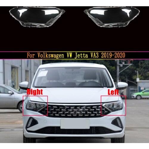 For Volkswagen VW Jetta VA3 2019 2020 Headlamp Transparent Cover Lampshade Headlight Shell Cover Lens Glass car accessories