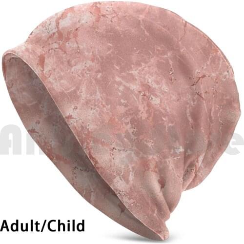 Rose Gold Pink Sparkle Marble Hat 3229 Hat Marble Cute Pink White Funny Girly Pastel Pattern