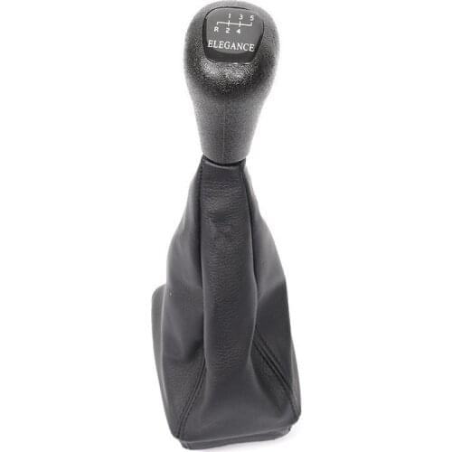 High Quality 5 6 Speed Car Shift Gear Knobs With Gaitor For Mercedes Benz W202 C Class CLASSIC AVANTGARDE ELEGANCE