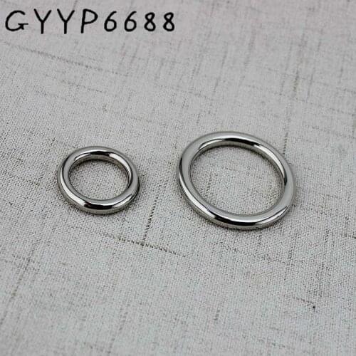 4-30 pieces 16mm,27mm,Silver welded Metal round O-Ring Solid cast Closed O rings Clasp Clip For Diy accessories
