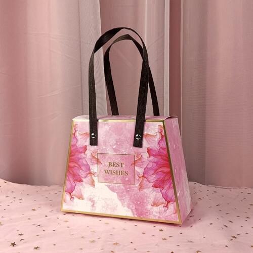 Wedding gift bags with handles baby birthday flower gift box packaging коробки для подарков подарочная коробка christmas gift bo