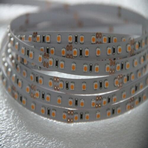 Led rope lighting 16.4ft/5 meters SMD3528 24V DC 3200K Warm White Ra 90+ 120leds/m 9.6W/m IP 20 Tape lighting high brightness