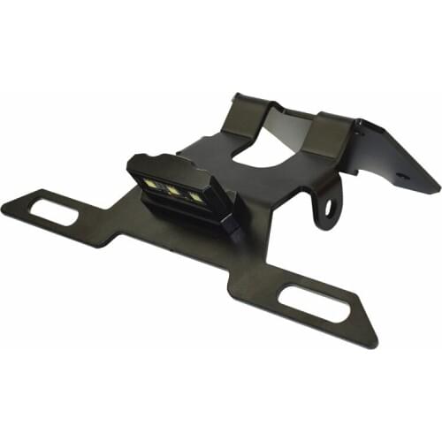 Waase Motorcycle License Plate Holder Frame with LED Light For Yamaha YZF R15 V3 V3.0 VVA 2017 2018 2019