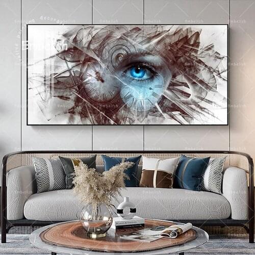 1 Pieces Cool Magic Eyes HD Print On Canvas Oil Paintings For Living Room Wall Art Posters Modern Home Decor Artworks Pictures