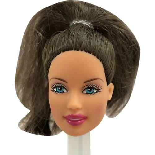 1 Pcs Fashion Lovely Brown Color Hair Doll For 1/6 Doll Accessories Limited Toys For Girl Doll Gift C9A