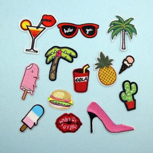 1PC Fabric Embroidered Craft Patches For Clothes Stickers Bag Sew Iron On Applique DIY Apparel Sewing Clothing Accessories BU2