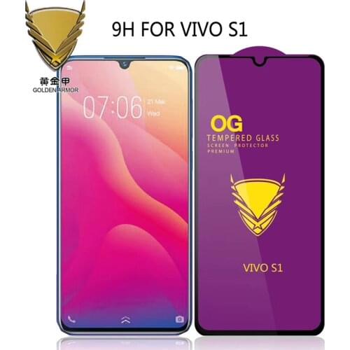 100pcs Golden Armor OG Big Curved Full Glue Tempered Glass Screen protector for OPPO Reno A54 /Z/2Z/2F/Realme XT/Realme X2