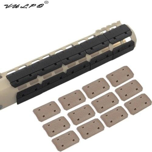 VULPO 12 Pcs/Set Airsoft M-LOK Rail Cover Type 2 Polymer Hunting Softair AR15 Mlok Handguard Rail Mount Accessories