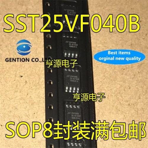 20Pcs SST25VF040B SST25VF040B-50-4C-S2AF SOP8 in stock 100% new and original