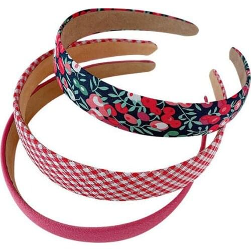 3 Pieces Korean Hair Band Flower Hair Band Plain Floral Hairband Decoration Hairband Accessories For Women