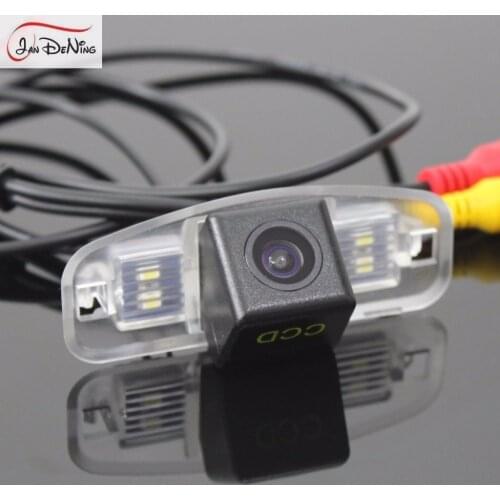 JanDeNing HD CCD Car Rear View backup Reverse Camera/License Plate Light OEM For Honda Accord Euro&Japan 2008-2012